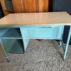 Vintage School Desk And Chair