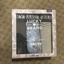 NWT Lucky Brand Men’s Boxer Briefs 3 Pack Size L