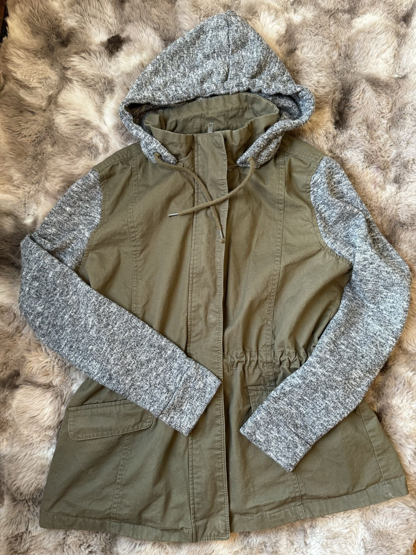 Khaki Green Utility Jacket