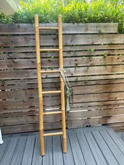 Tall Wooden ladder