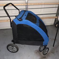 Blue And Black Pet gear Expedition Large Pet / Dog Stroller