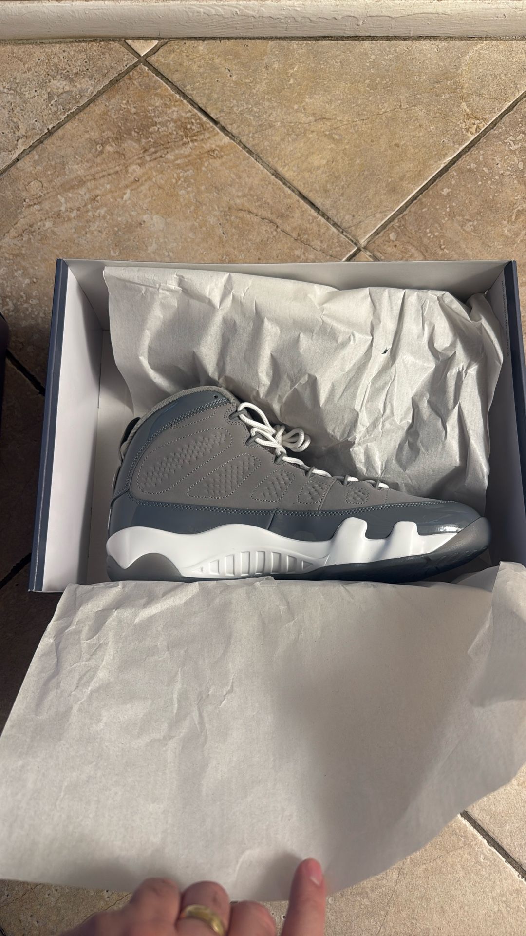 Jordan 9 Cool Gray
