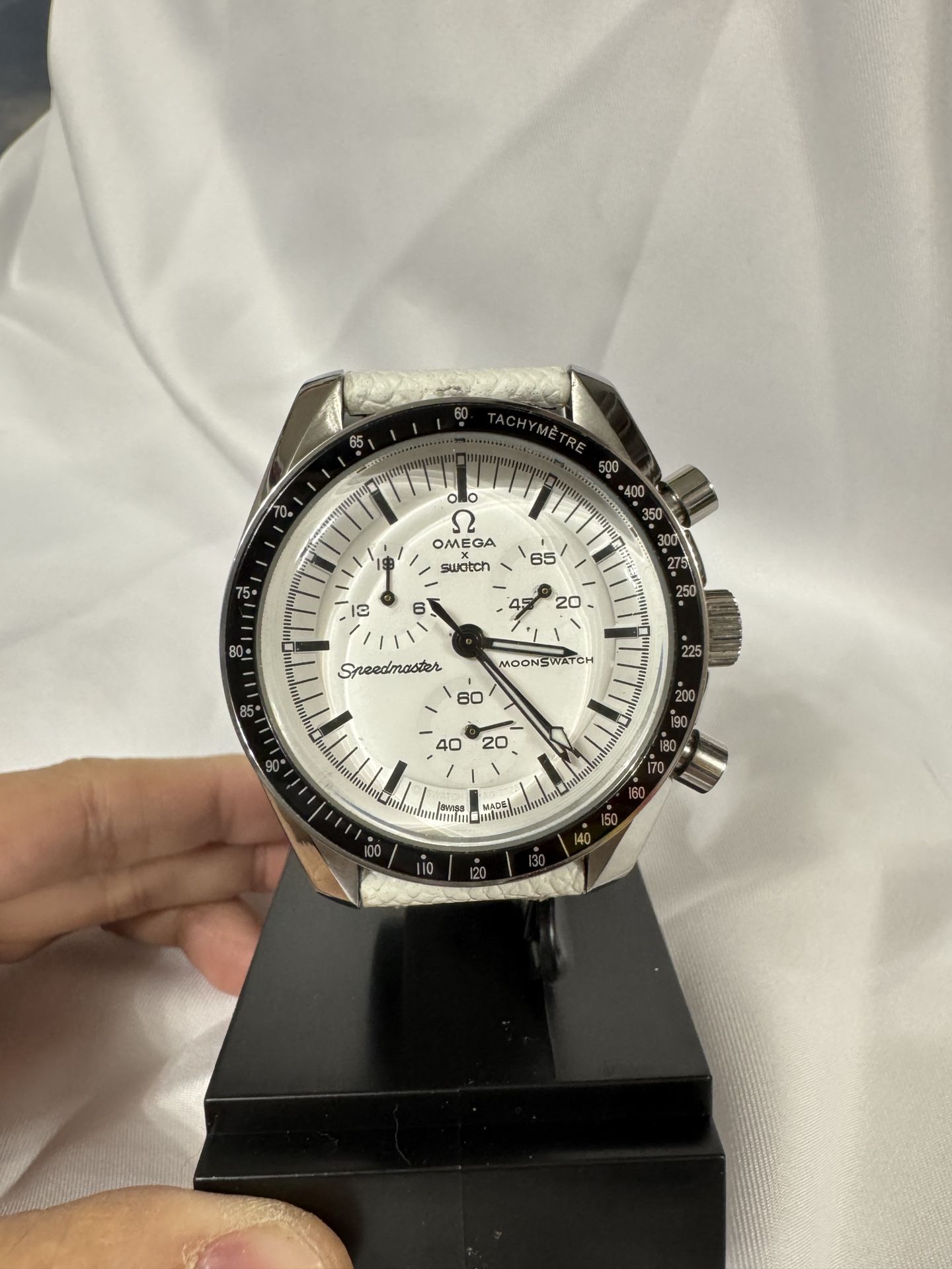 Custom Wristwatch, Metal Case PE50 swatch 1965