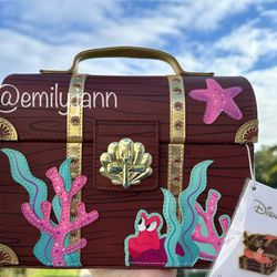 The Little Mermaid Treasure Chest Crossbody Bag 