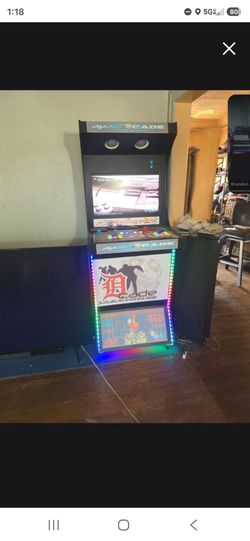 MAMEcade Upright Arcade Cabinet with RGB LEDs