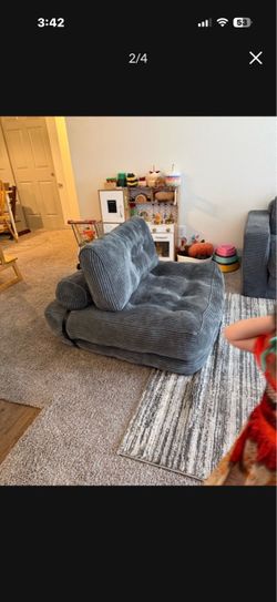 Gray Floor Lounge Chair