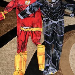 Free The Flash And Black Panther Kids Costumes 