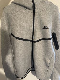 Nike Tech Fleece Windrunner Full-Zip Large Grey Hoodie