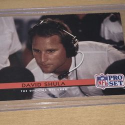 DAVID SHULA Cincinnati Bengals 1992 Pro Set Football Card #135