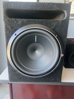 Rockford Fosgate, P2 12 inch and a ported box $150 obo