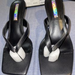 Women’s Black Short Heels Size 6.5