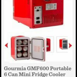 PRICES REDUCED! Brand New Gourmia 6 Pack Mini Fridge  and  Ice Shaver 2