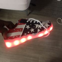 OLM Sport “American Flag” Shoes Size 36 Special Effects Included