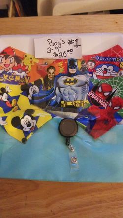 kids boy's MASK KIT Back to School