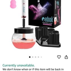 Electronic Makeup Brush Cleaner
