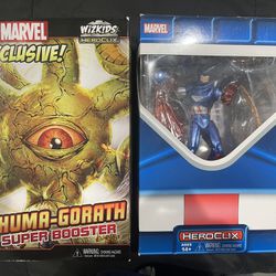 Heroclix Shuma-Gorath Super Booster & Captain America Sentinel
