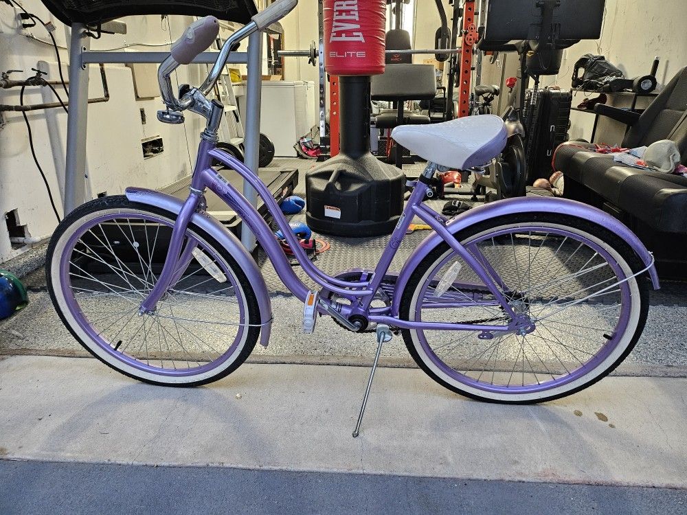 Schwinn Legacy Women's Cruiser Bike Purple