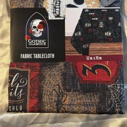 Fabric tablecloth Halloween Gothic