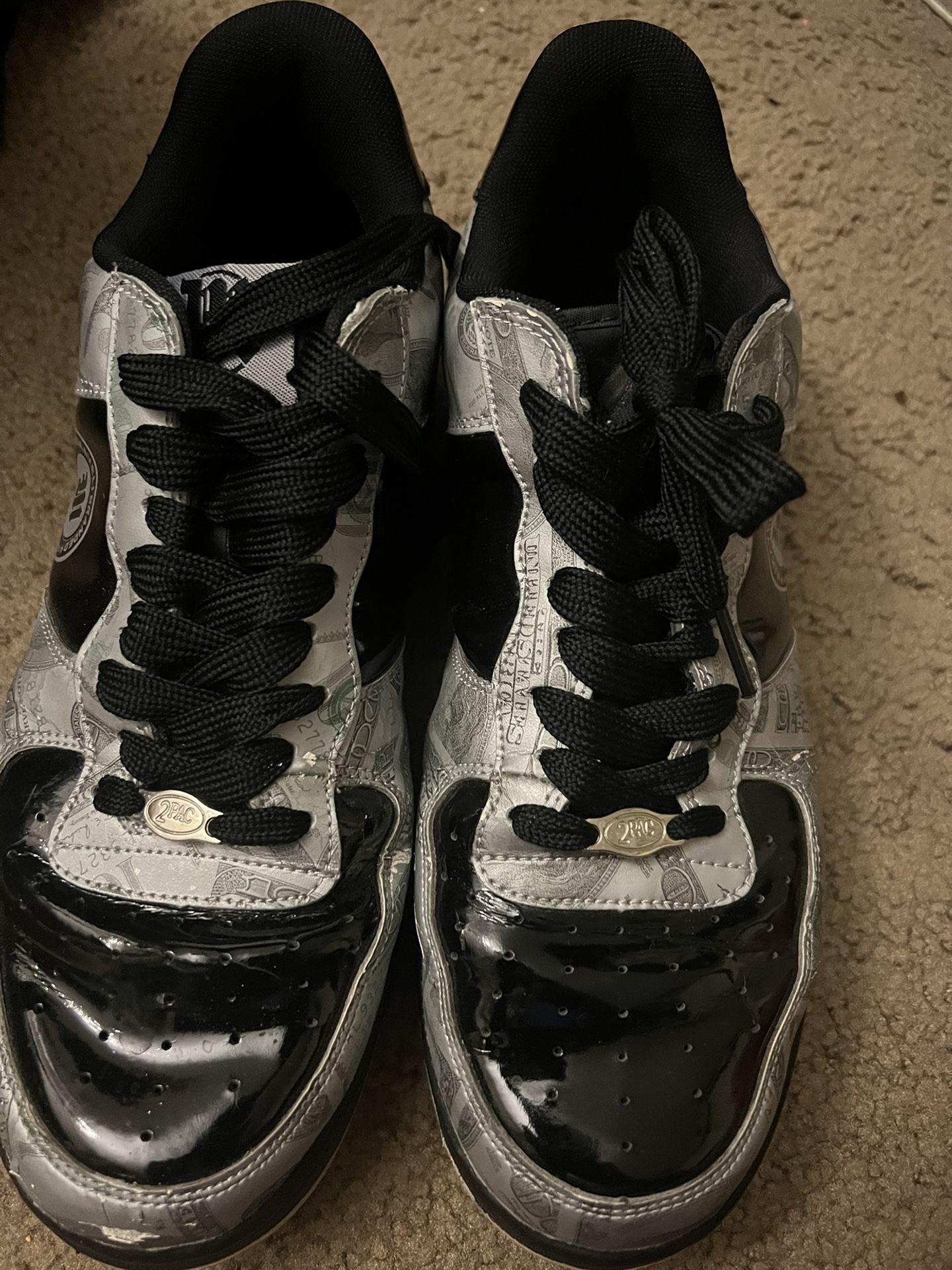 Tupac Makaveli Shoes Size 11