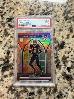 Mosaic Chris Olave Glass Mosaic RC PSA 9