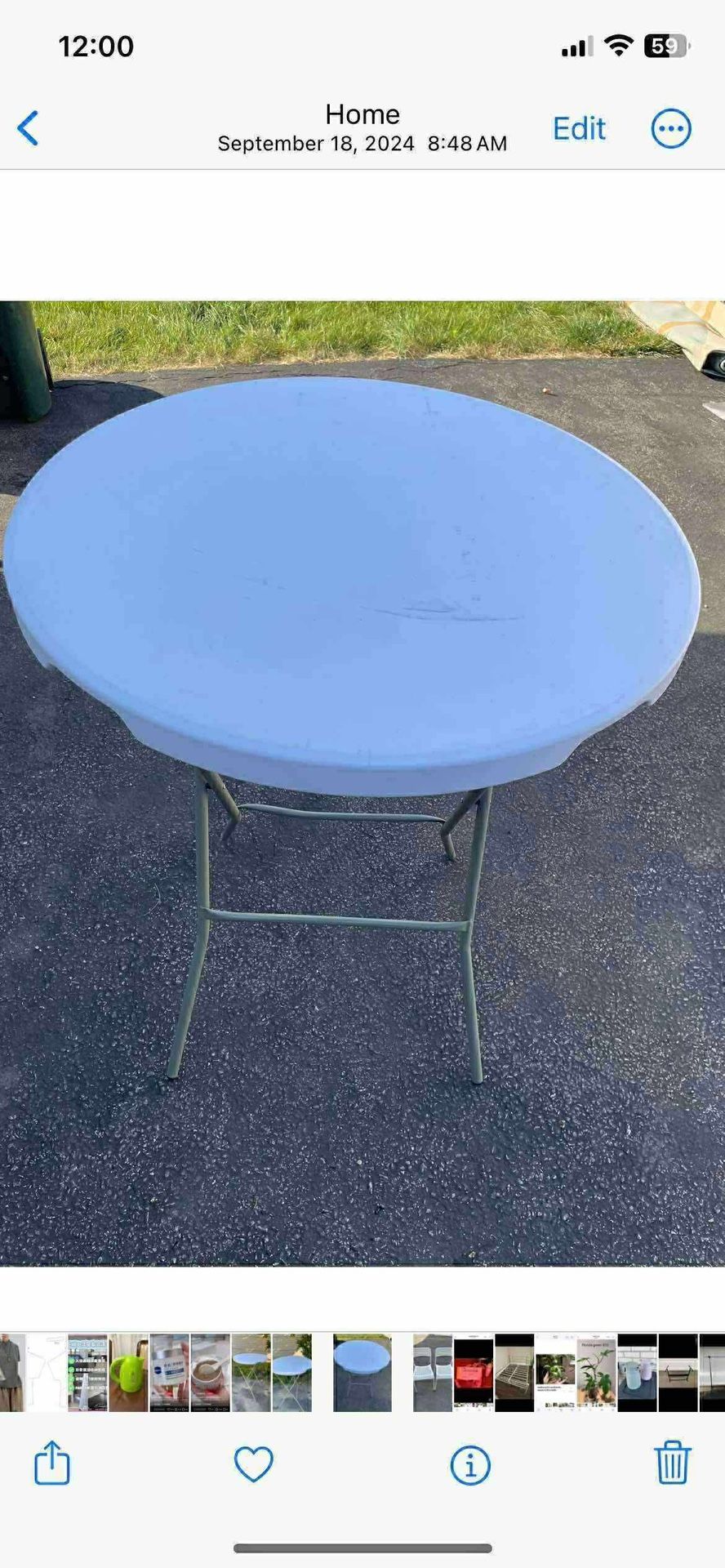 Foldable Bar Table