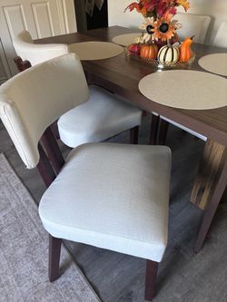 New table and 4 chairs