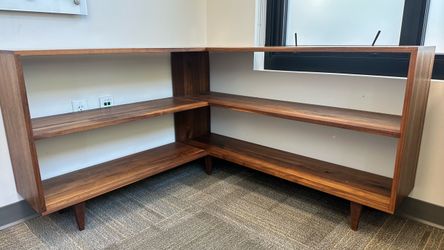 Walnut bookcases
