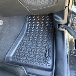 four-Door Jeep Wrangler Rugged Floor Mats 2018-2025