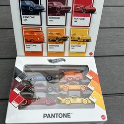 🔥Hot Wheels Pantone Silver Series car set new in box 🔥