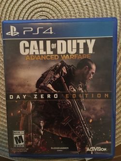 Sony PlayStation ps4 call of duty advanced warfare