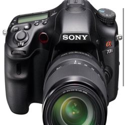 Are You A Photographer- Nice professional grade Sony A-77 And Many Accessories 3 Lens And 5 Lens Filters Remotes & More…. Sony SLT-A77V 24.0 MP)