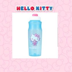 Hello Kitty Character Blue Plastic Tumbler SPORT Water  Bottle