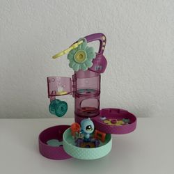 2008 Hasbro LPS Teeniest Tiniest Hamster Hideaway Playset and #846 Hummingbird