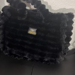Fur Purse And Sz 10 Boots