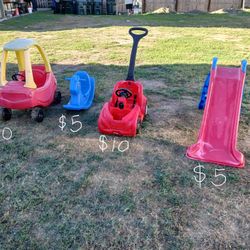 Outdoor Toys (ride-in Car, Slide, Rocking Horse))
