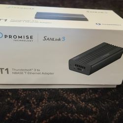 PROMISE SANLink3 T1 – Thunderbolt 3 to 10G Ethernet Adapter
