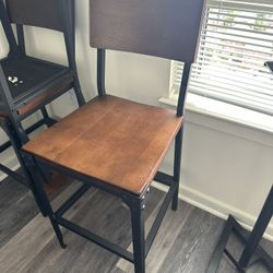 Wood And Wrought Iron Bar Stools $150 OBO