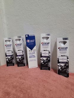 Sinco pastas crest por $20