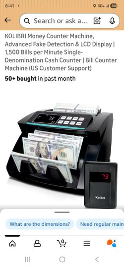 Colibrí Miney Counter $50 Machine 
