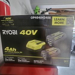 Ryobi Lithium Starter Kit. Brand New $120
