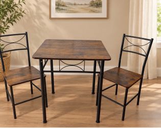 Table and 2 Chairs.