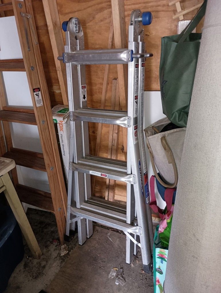 WERNER  5 in 1 ladder.  Like new.$150.  