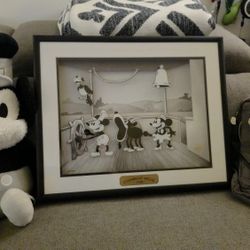 Animated Animations - Steamboat Willie - Disney Frame Art