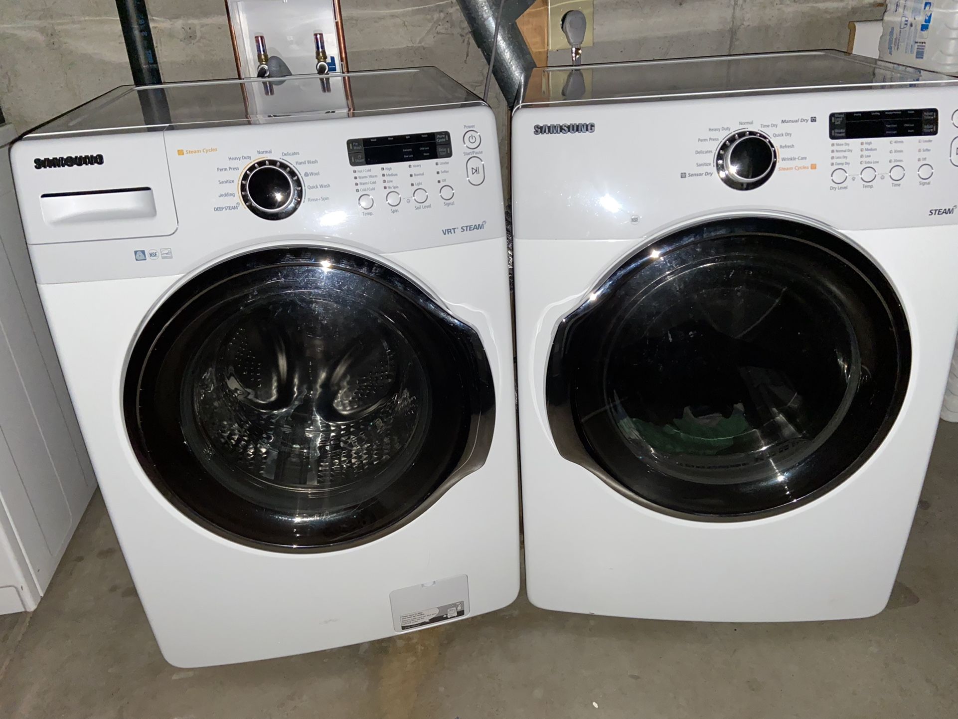 Steam Washer and dryer by Samsung