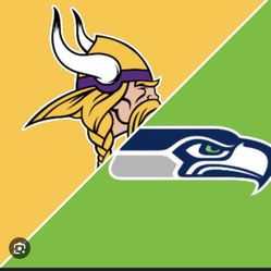 Seahawks vs Vikings 2 Tickets 