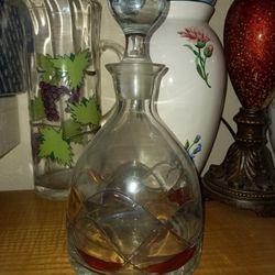 Retired Party Lite Mosaic Decanter