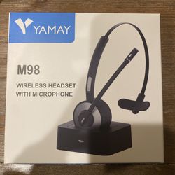 YAMAY WIRELESS HEADSET WITH MICROPHONE