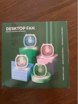 Pink USB Desktop Fan