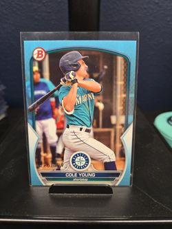 Cole young sky blue Rookie /499