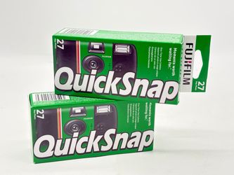 Fujifilm QuickSnap Flash 400 35mm Single-Use Film Camera (27 Exposures) - New in Box
